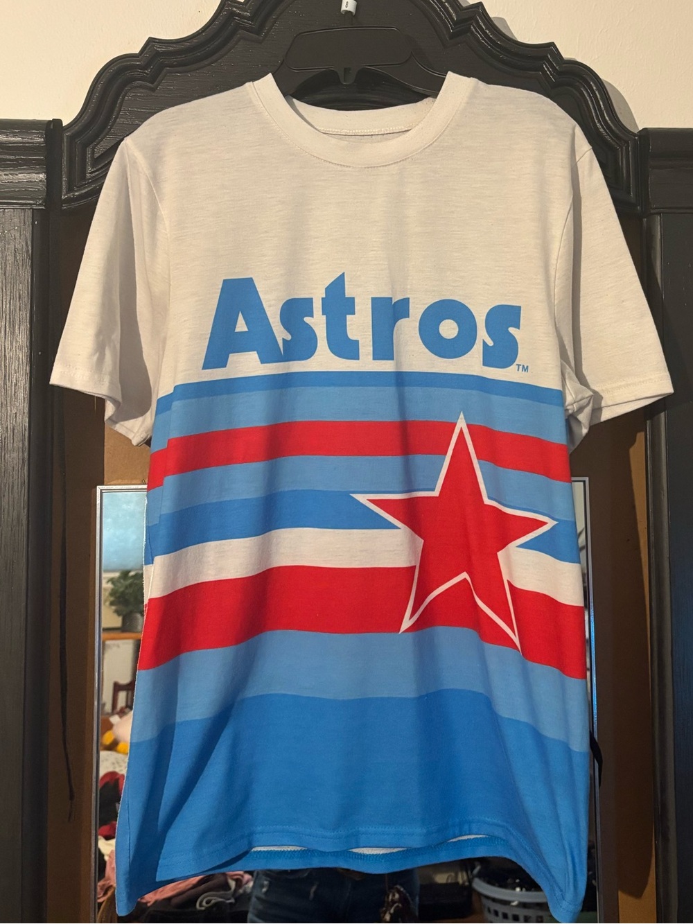 Genuine Merchandise Astros Tee - White, Blue & Red
